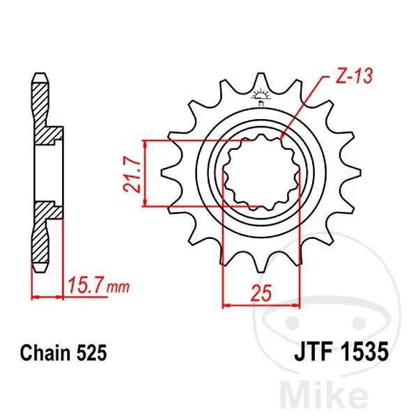 JT SPROCKETS 프론트 스프로킷