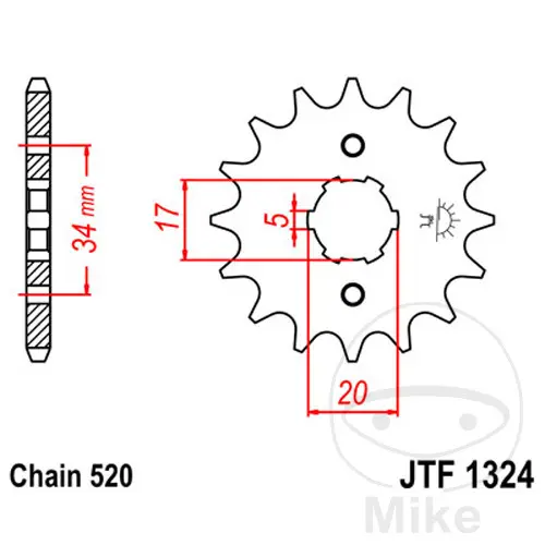 ترس أمامي JT SPROCKETS