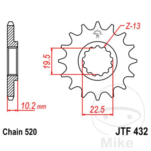Esimene hammasratas JT Sprockets