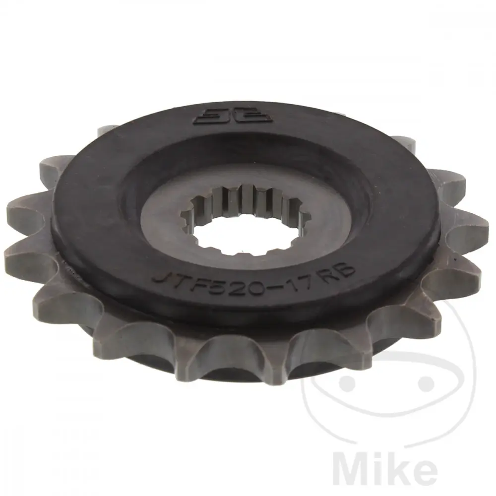 Pinion JT Sprockets 17Z pas 525 cauciucat diametru interior 21.7/25