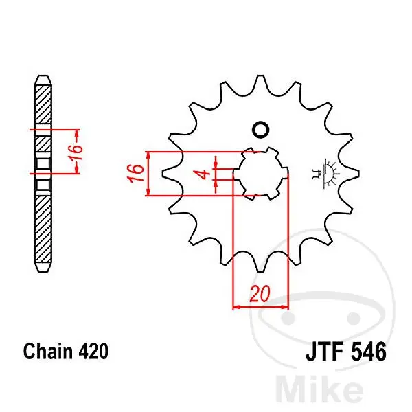 Pignon de sortie JT SPROCKETS