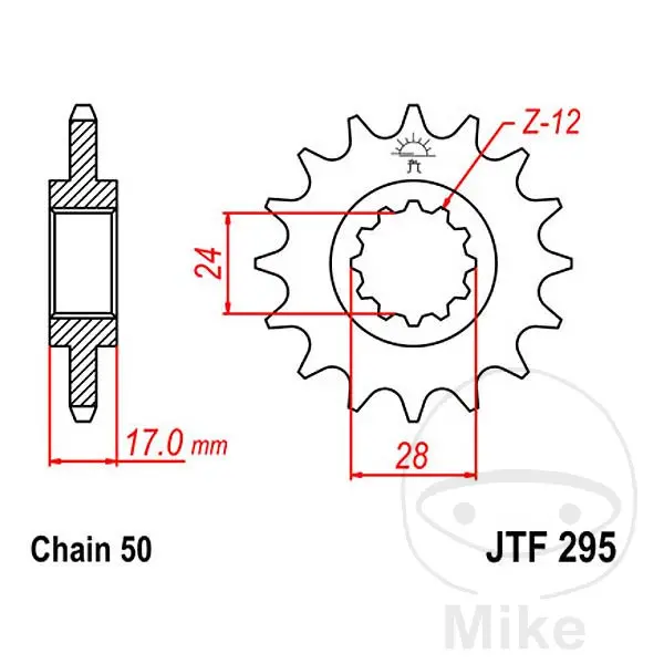 출력측 스프로킷 JT Sprockets