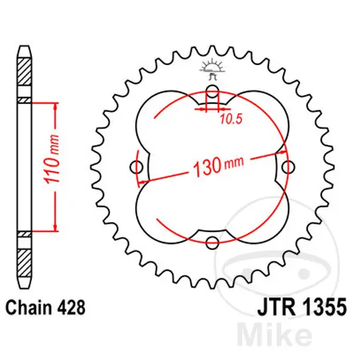 Hinteres Kettenrad JT SPROCKETS