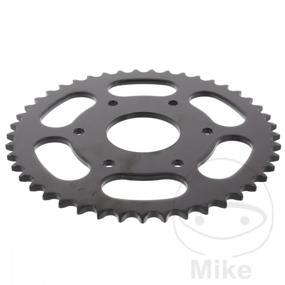 JT Sprockets 45Z PAS 520 কালো স্প্রকেট 063 অভ্যন্তরীণ ব্যাস ফিক্সিং বোল্ট দূরত্ব