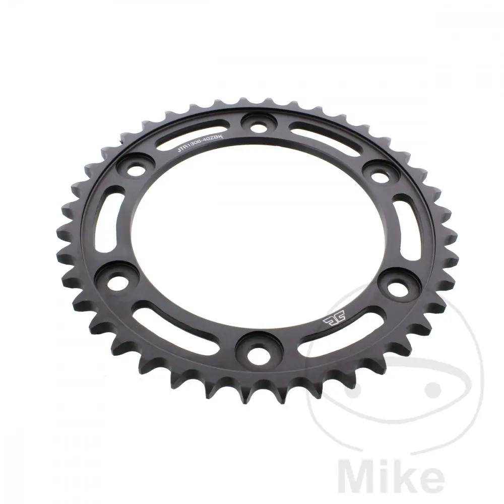JT Sprockets Sprocket 40T 530 Pitch Black Inner Diameter 134 Bolt Circle
