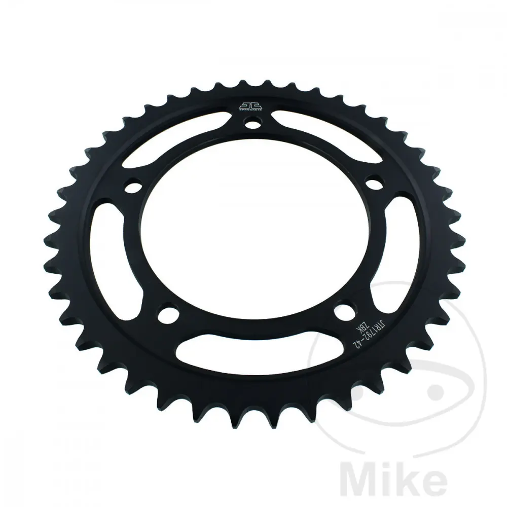 JT Sprockets 스프로킷 42Z 피치 525 블랙 내경 120 볼트 구멍 간격