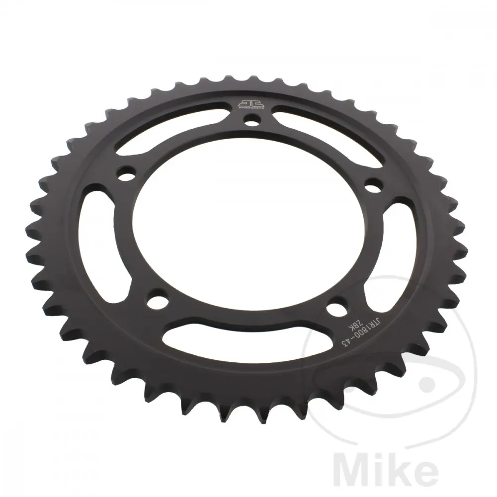 JT 스프로켓(JT Sprockets) 스프로켓 43Z 피치 530 블랙 내경 120 고정 볼트 피치