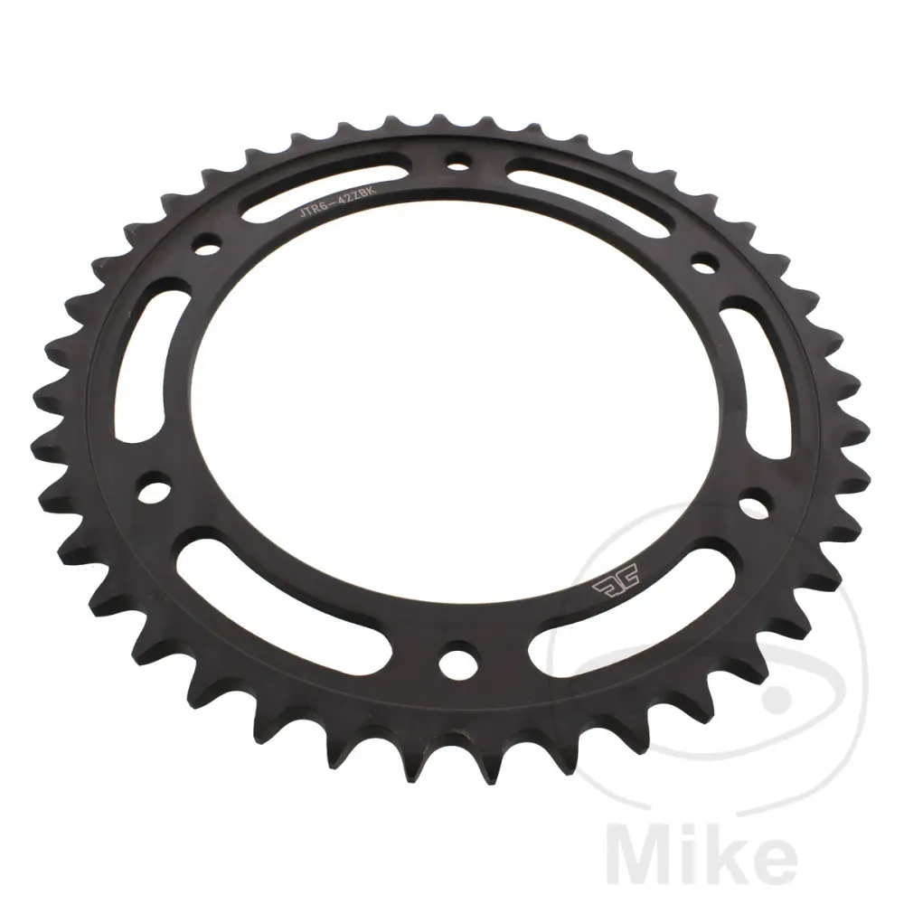 Đĩa xích JT Sprockets 42R BƯỚC 525 Đen Đường kính trong 140 Khoảng cách lỗ bắt