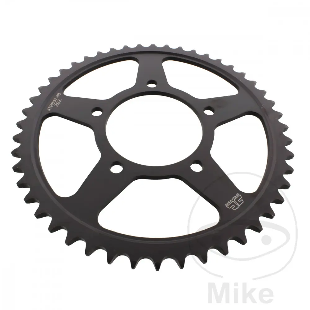 JT Sprockets 스프로킷 48Z 피치 525 블랙 내경 087