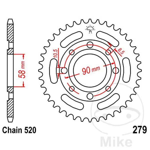 Couronne en acier JT SPROCKETS