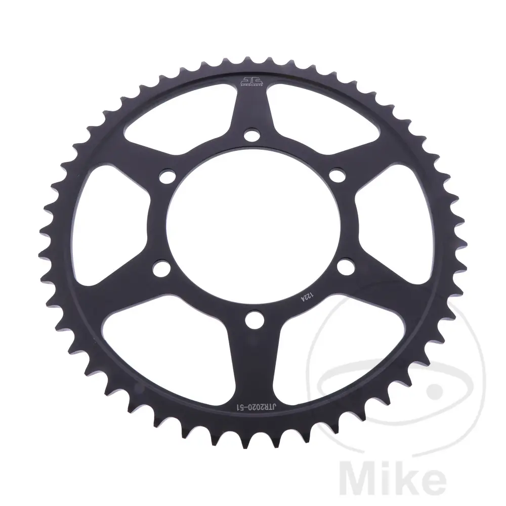 ترس قابل للتكيف لدراجة نارية Triumph 660، JT Sprockets، فولاذ أسود