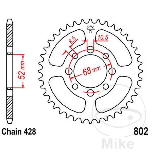 Couronne en acier JT SPROCKETS