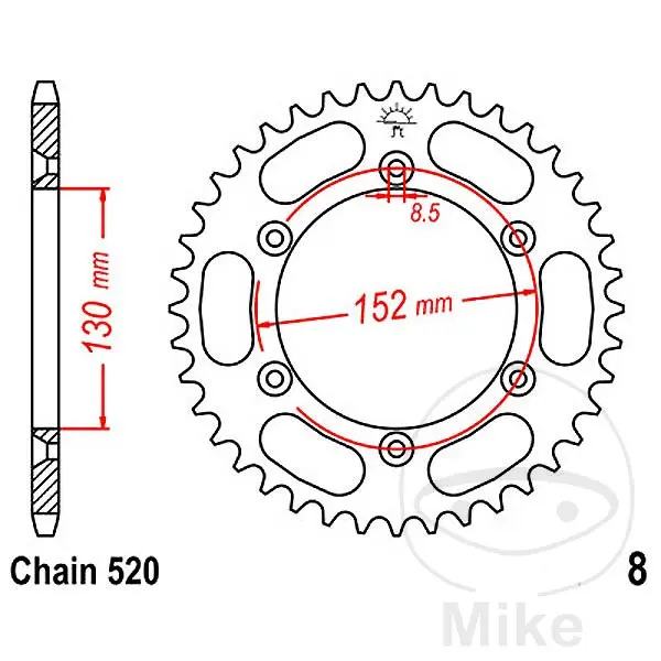 JT SPROCKETS 강철 스프로킷