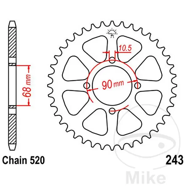 Couronne en acier JT SPROCKETS