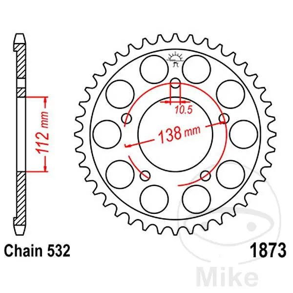 JT SPROCKETS 강철 스프로킷