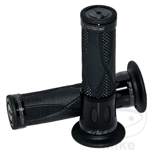ProGrip হ্যান্ডেল গ্রিপ 728 ATV কালো/অ্যালুমিনিয়াম ব্যাস 22 mm দৈর্ঘ্য 122 mm বন্ধ