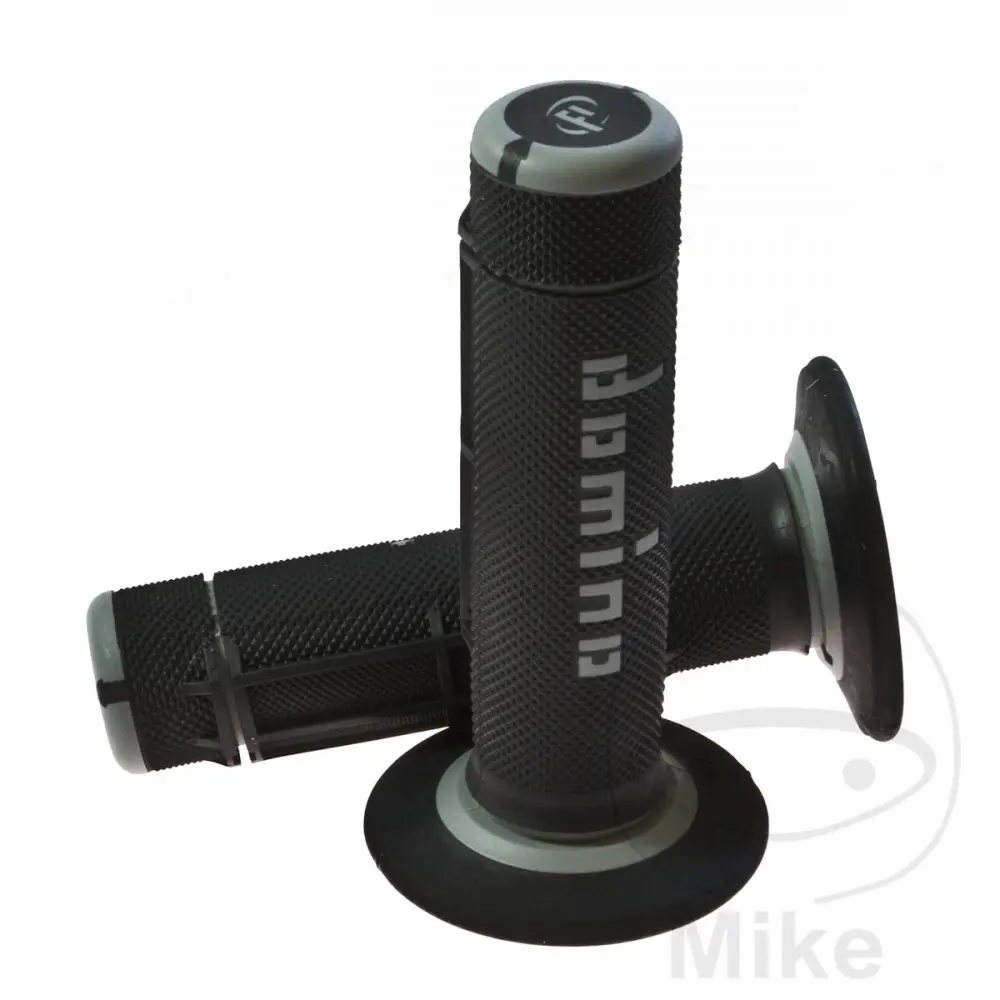 Revêtement de poignée Domino A020 noir-gris fermé 120-123 mm (paire)