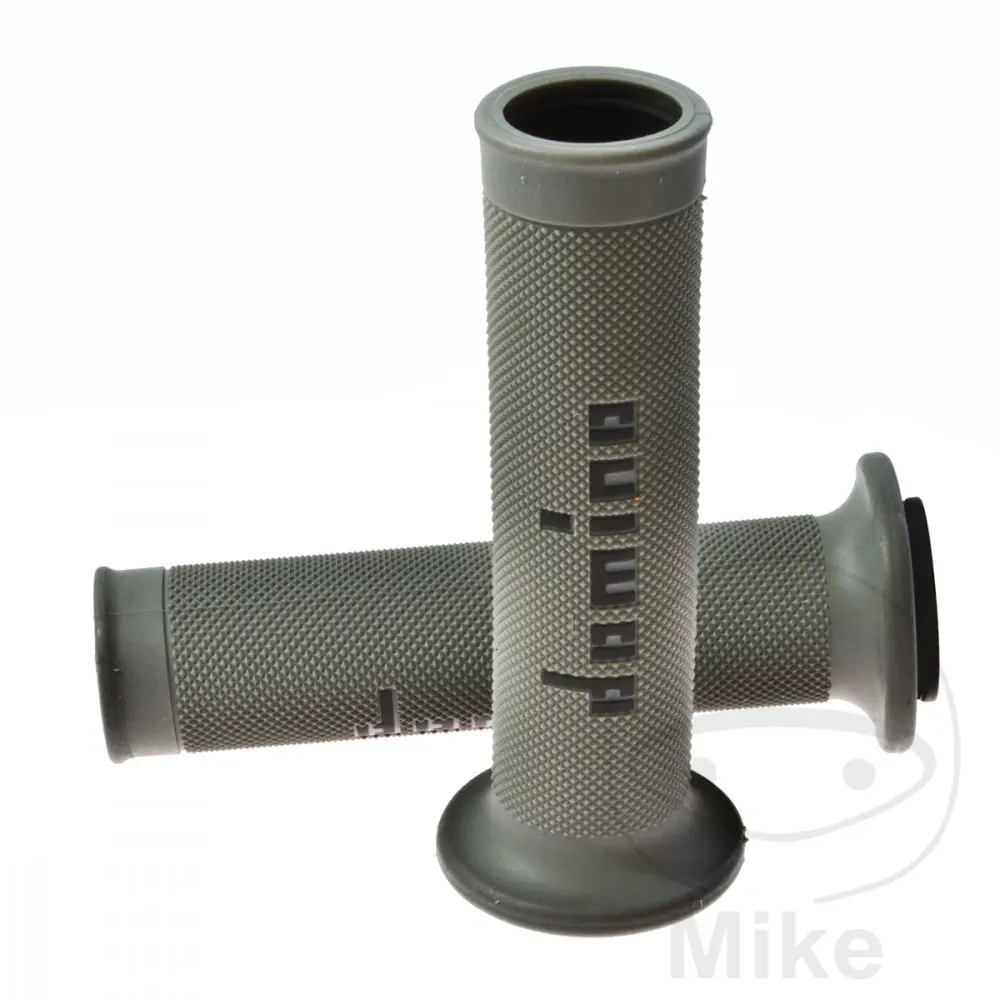 Caoutchouc de poignée Domino A010 gris/noir diamètre 22 mm longueur 125 mm ouvert
