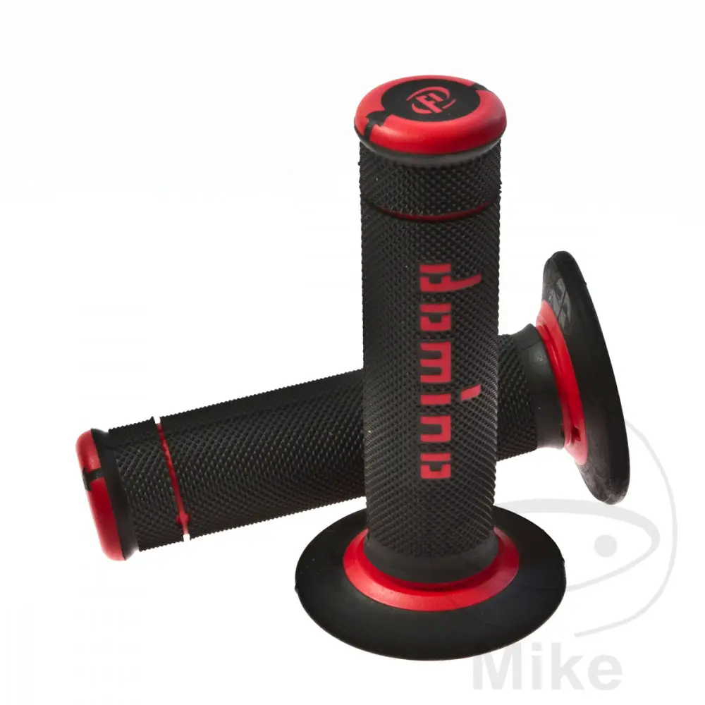 Revêtement de poignée Domino A190 noir-rouge 120-123 mm (paire)