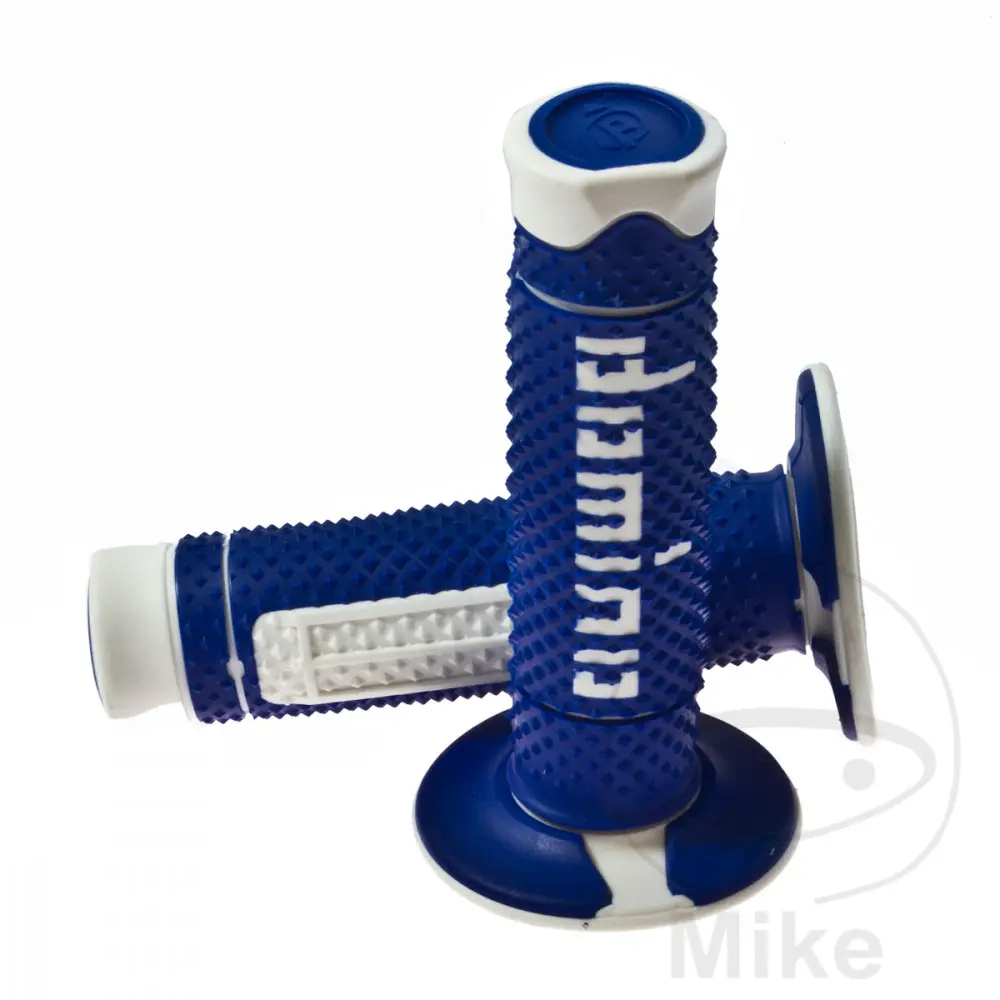Revêtement de poignée Domino A260 bleu-blanc fermé 120 mm (paire)