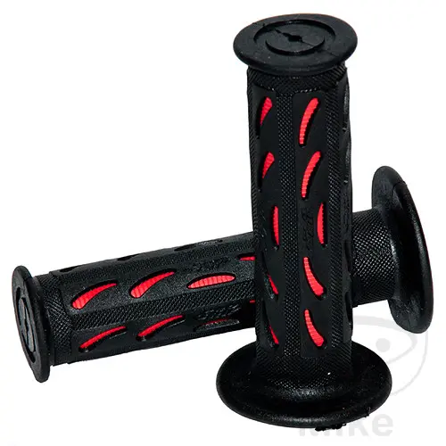 مقبض مطاطي ProGrip 724 أسود/أحمر قطر 22 ملم طول 125 ملم مغلق