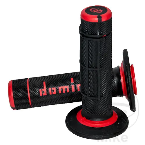 Domino Croix Gants de Route Noir/Rouge