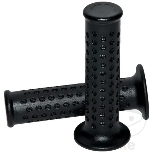 Domino 블랙 그립 고무 외경 22 mm 길이 129 mm 폐쇄형