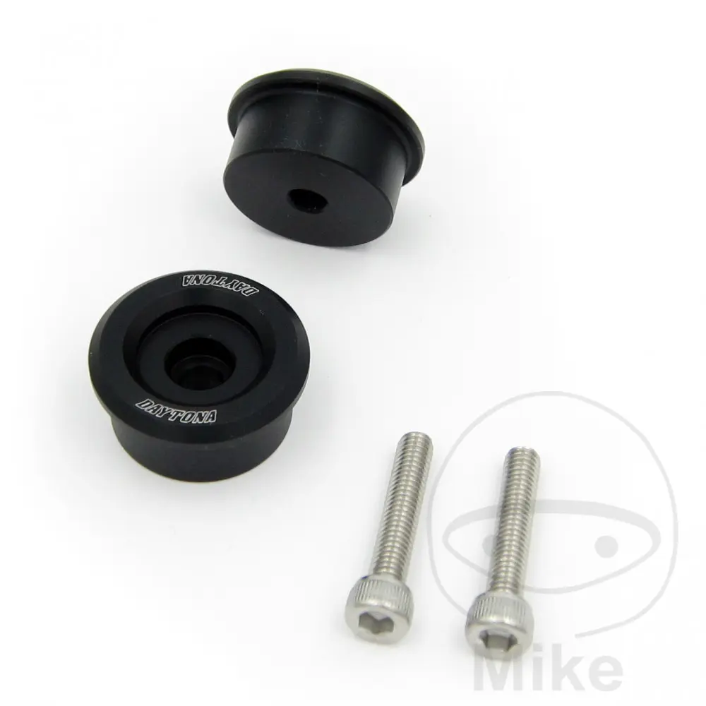 Embouts de guidon aluminium noir Daytona Suzuki