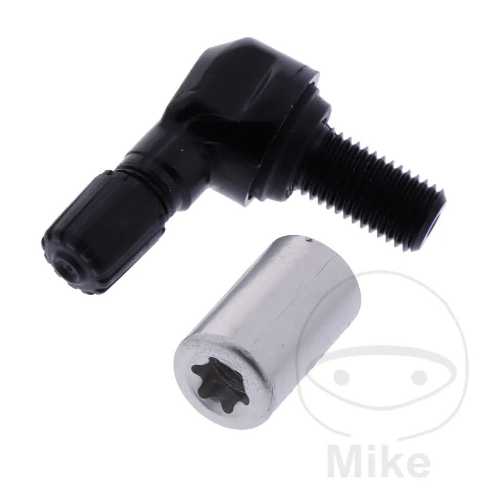 Valve coudée aluminium Schrader pour système de contrôle de la pression