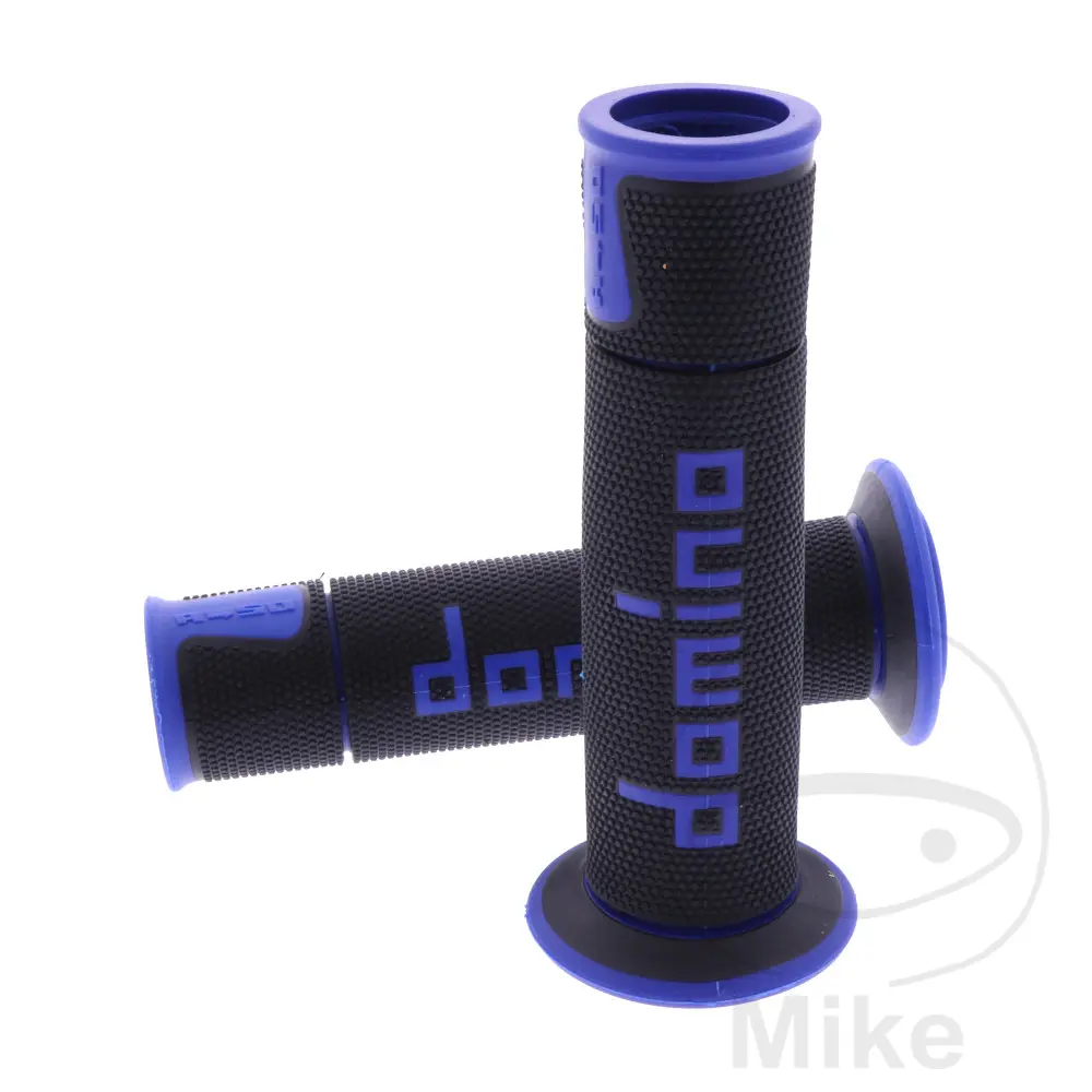 Domino グリップカバー A450 ブラック-ブルー オープンエンド 120-125 mm(ペア)