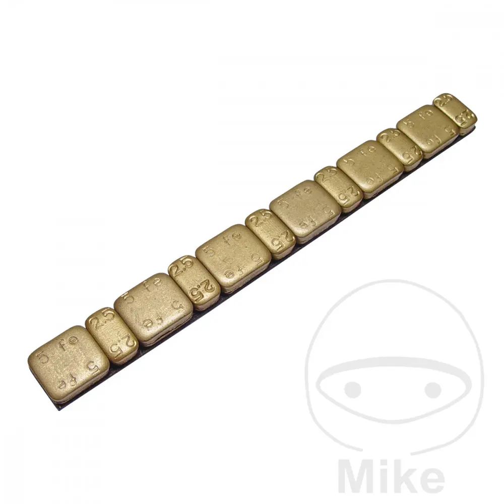 Poids d'équilibrage adhésif fer 45 g JMP bandes 15x45g Gold