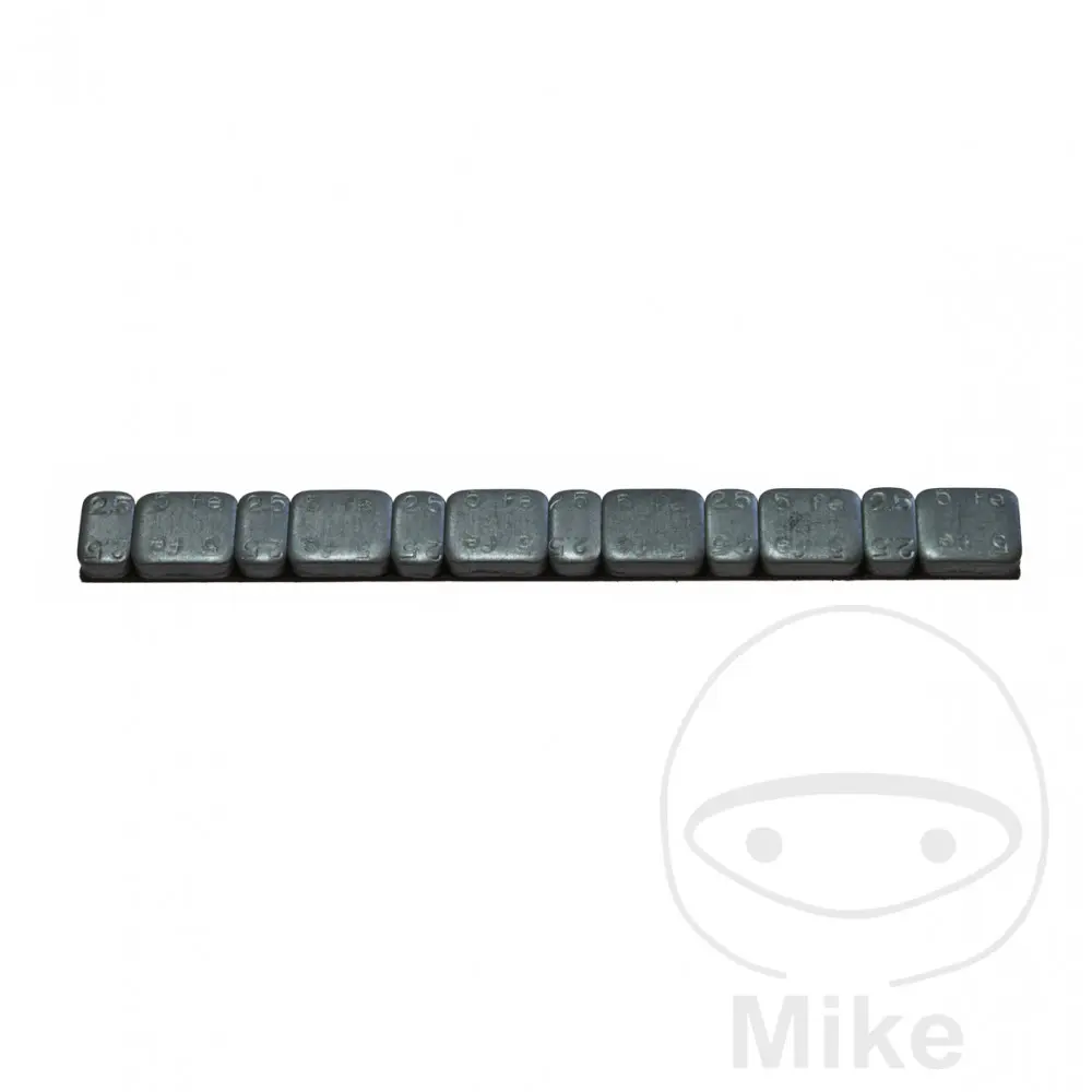 Klebendes Auswuchtgewicht Eisen 45 g JMP 15X 45G Streifen grau