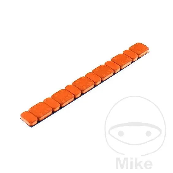 Klebe-Auswuchtgewichte Eisen 45 g JMP Bänder 15x45g orange