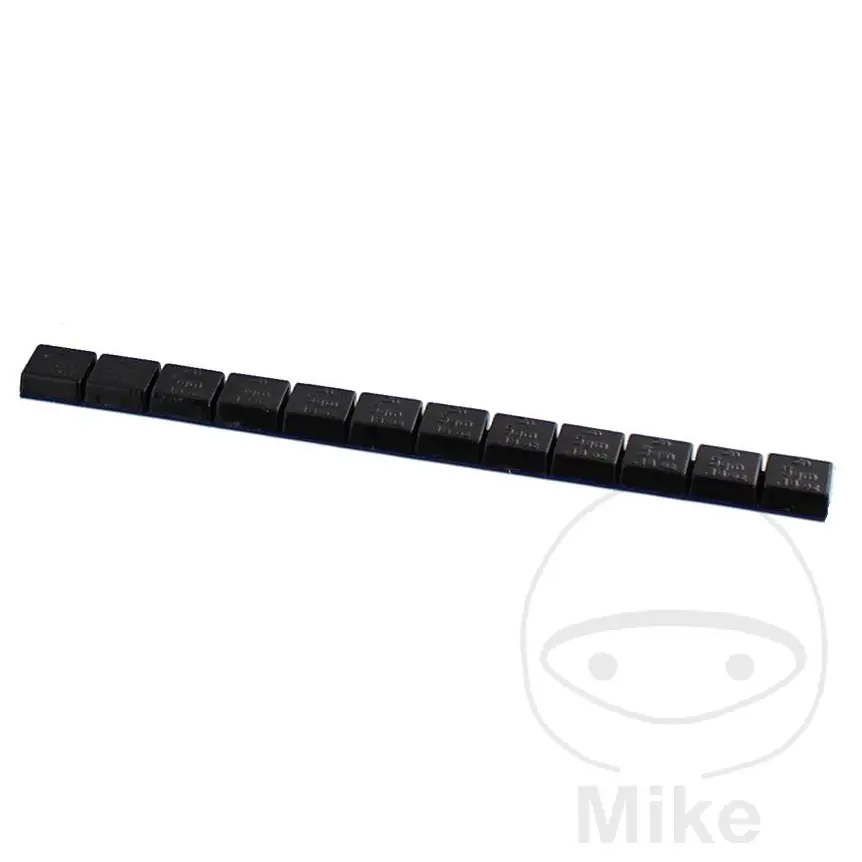 Poids adhésif barre de zinc 60 g 6ON bandes 20x60 g noir
