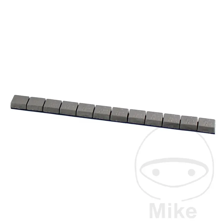 Poids adhésif zinc barre 60 g 6ON 5 g contenu 20 pièces argent mat