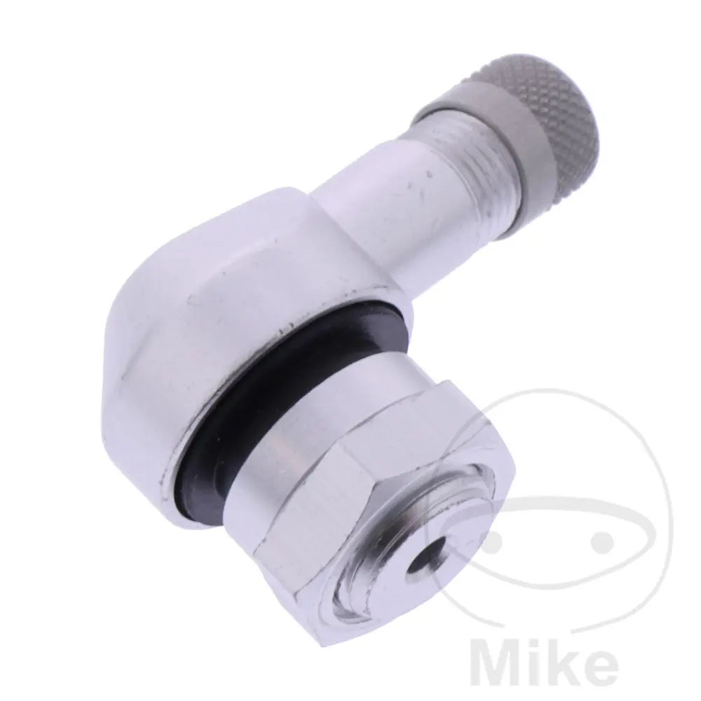 Hofmann gebogenes Ventil Aluminium silber poliert 11.3 mm