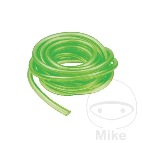 Durite d'huile transparente verte 2.2mm x 4mm 5 mètres RMS
