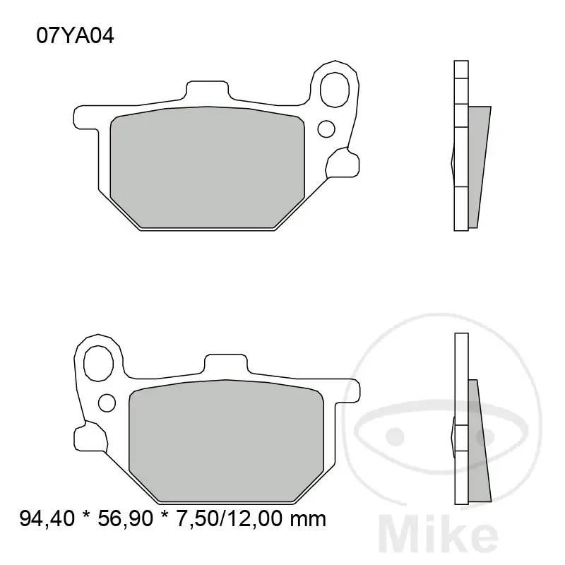 Stabdžių kaladėlės Brembo 7326499 — 2 vaizdas