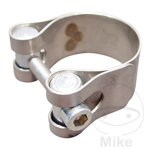 Collier de serrage LeoVince 35 mm acier inoxydable