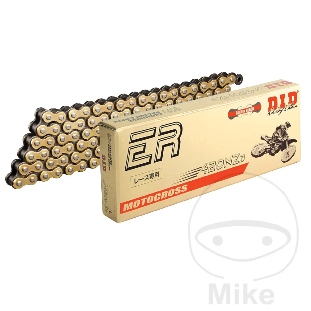 Řetěz DID Standard G&B 420 NZ3/130 otevřený s článkem na zacvaknutí