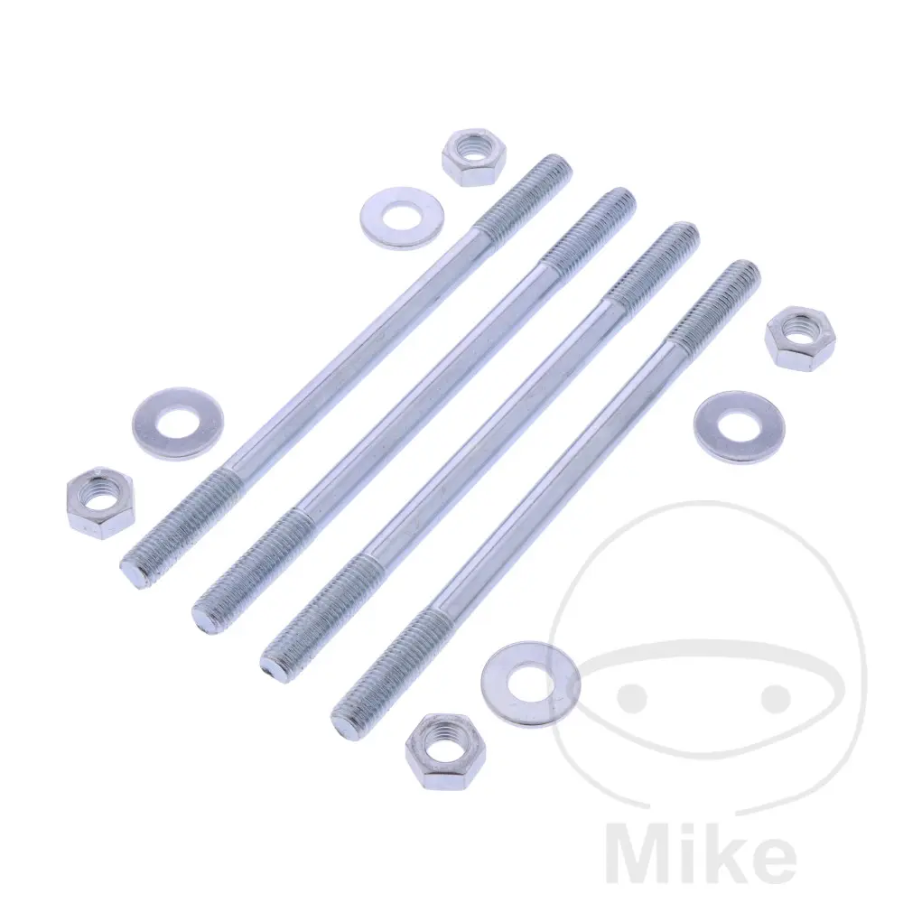Zylinder-Deckelschraube DMP M7x120 mm + Mutter (4 Stück) - Ciao, Citta, Senda, Tomos, Zundapp