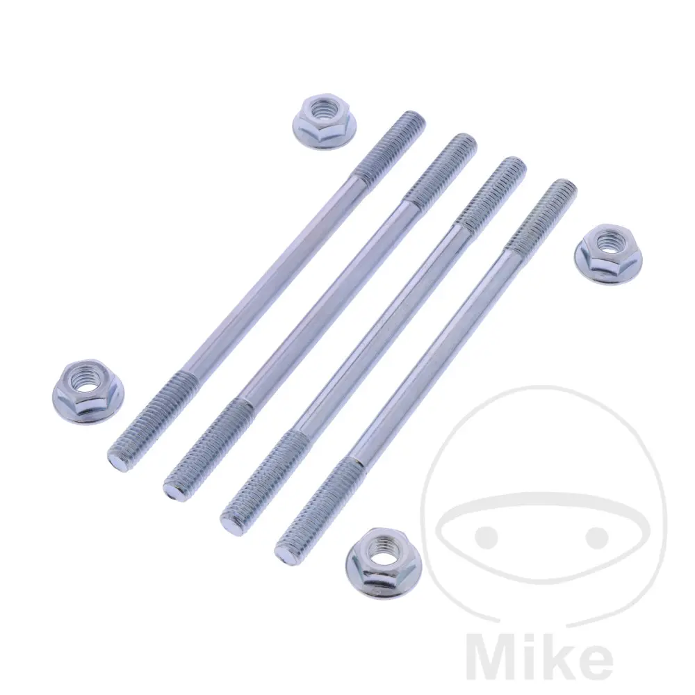 Goujon du cylindre DMP + écrou m6x107mm 4pcs mojito, puch, sco piaggio 2t