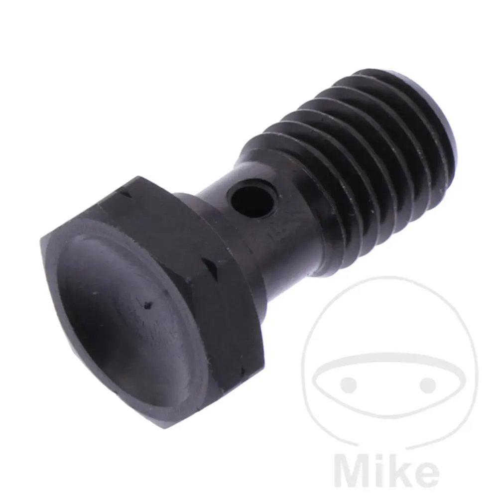 JMP 블랙 스테인리스 스틸 싱글 밴조 볼트 M10 x 1.50