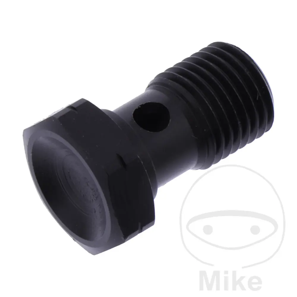 JMP Single Banjo Bolt M12 x 1.25 Black Stainless Steel