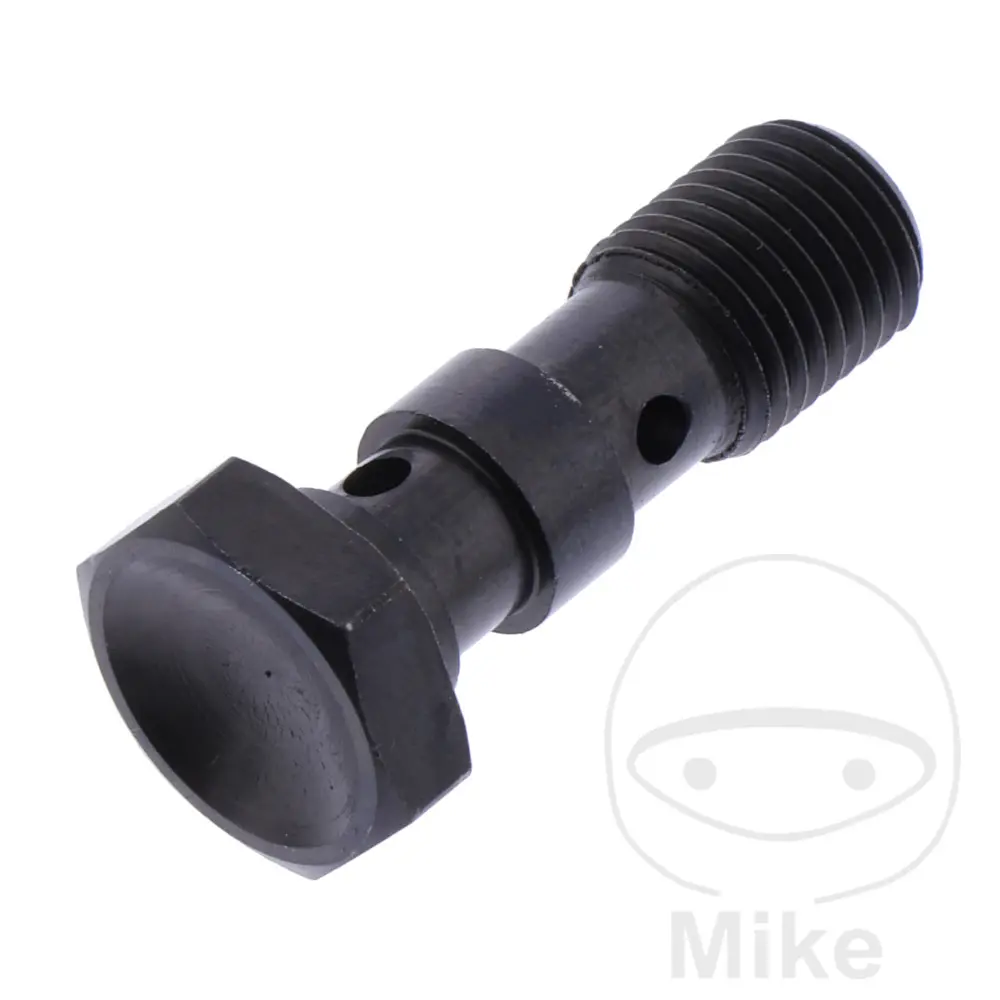 Doppel-Banjoschraube 3/8-24 Edelstahl schwarz JMP