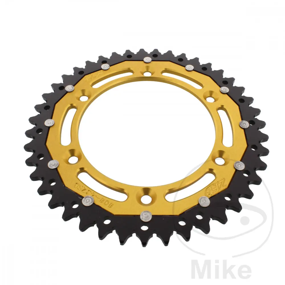 Двойно зъбно колело ZF Sprockets Dual 43 зъба СТЪПКА 520 златисто - Вътрешен диаметър 126 - Разстояние между отворите 146
