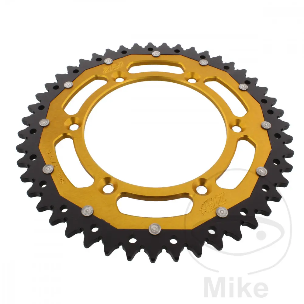 Couronne ZF Sprockets Dual 47 dents PAS 520 Or - Diamètre intérieur 126 - Entraxe 146