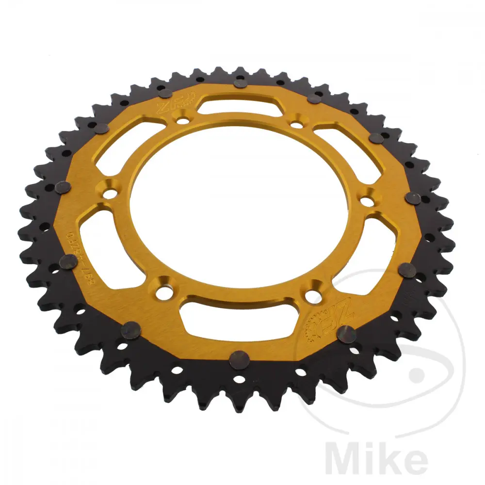 Couronne ZF Sprockets Dual 48 dents PAS 520 or - Diamètre intérieur 125 - Entraxe 150