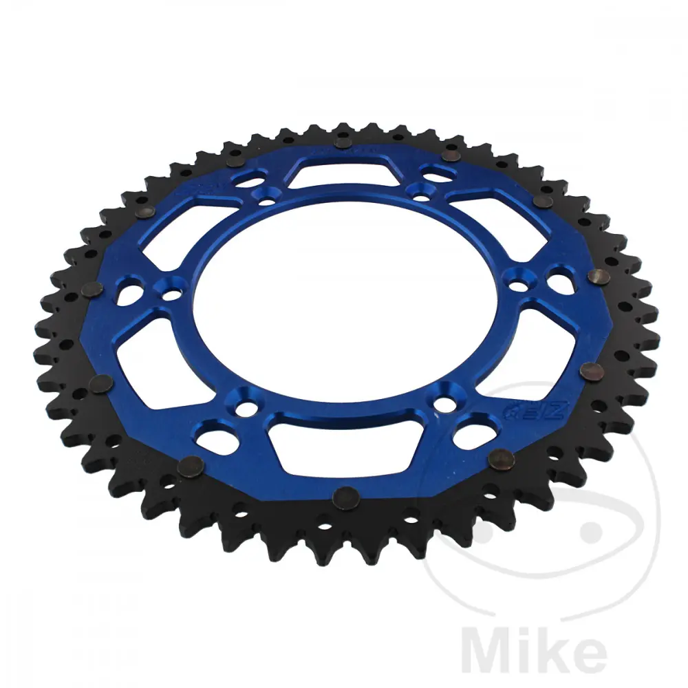 Couronne ZF Sprockets Dual 51 dents pas 520 bleu diamètre intérieur 130 entraxe 150