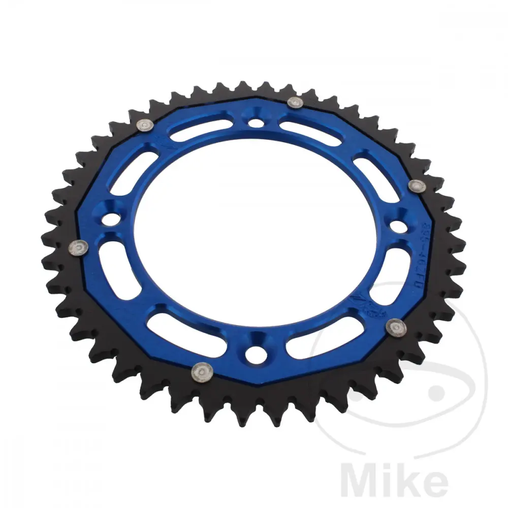 ZF Sprockets Dual tandhjul 46 tænder STIG 428 blå - Indvendig diameter 110 - Boltcirkel 132